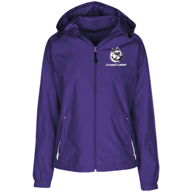 Women's Large - full_logo_embroidery LST76 Sport-Tek Ladies' Jersey-Lined Hooded Windbreaker