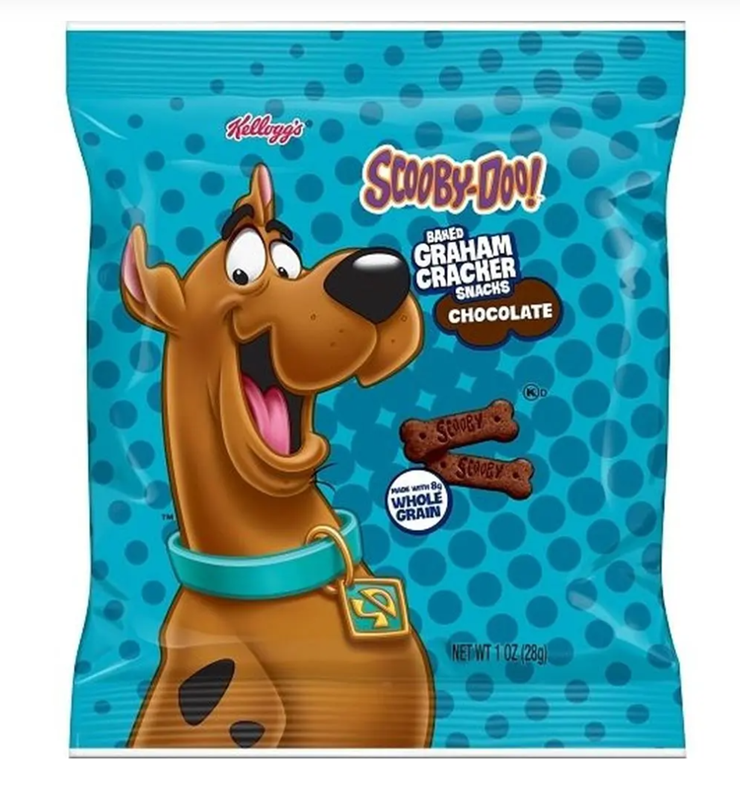 Scooby Doo Chocolate Graham Cracker Snacks 1 oz