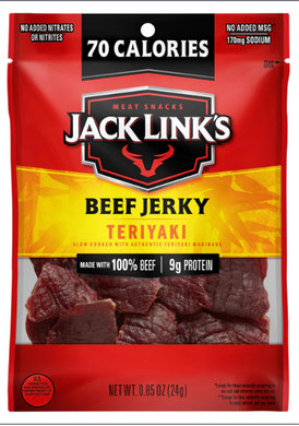 Jack Links Teriyaki (Reduced Sodium) 0.85oz
