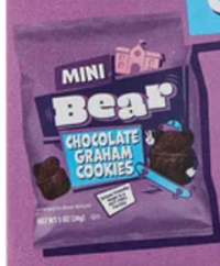 Mini Bear Chocolate Graham Cookies