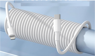 I-Phone USB-C Lightning Cable (Blue-Ends)