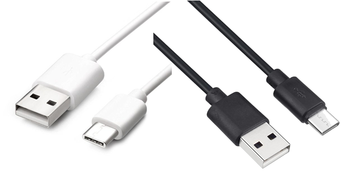 USB-C Charging Cable (Black or White)