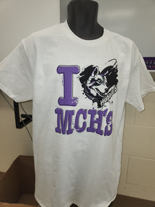 2022 Spirit T-Shirt "I Luv MCHS"