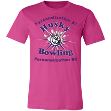 Load image into Gallery viewer, Bowling-purple text 3001C Unisex Jersey Short-Sleeve T-Shirt
