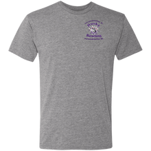 Load image into Gallery viewer, Bowling-purple text NL6010 Next Level Men's Triblend T-Shirt