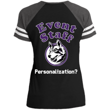 Load image into Gallery viewer, DM476 District Ladies&#39; Game V-Neck T-Shirt event