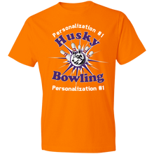 Load image into Gallery viewer, Bowling-white text 980 Lightweight T-Shirt 4.5 oz