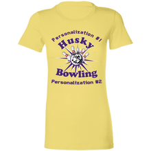 Load image into Gallery viewer, Bowling-purple text 6004 Ladies' Favorite T-Shirt
