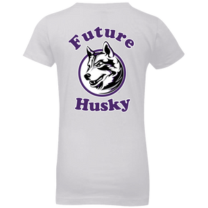 Husky in training NL3710 Next Level Girls' Princess T-Shirt