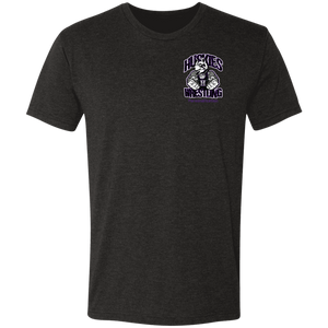 Wrestling-Purple-text NL6010 Next Level Men's Triblend T-Shirt