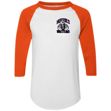 Load image into Gallery viewer, Wrestling-White-text 420 Augusta Colorblock Raglan Jersey