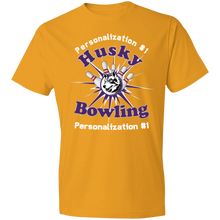 Load image into Gallery viewer, Bowling-white text 980 Lightweight T-Shirt 4.5 oz