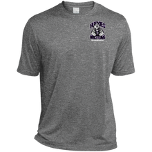 Load image into Gallery viewer, Wrestling-White-text TST360 Sport-Tek Tall Heather Dri-Fit Moisture-Wicking T-Shirt
