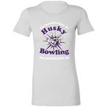 Load image into Gallery viewer, Bowling-white text 6004 Ladies' Favorite T-Shirt