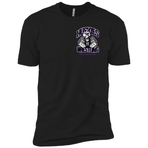 Wrestling-Purple-text NL3310 Next Level Boys' Cotton T-Shirt