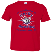 Load image into Gallery viewer, Bowling-purple text 3321 Toddler Jersey T-Shirt