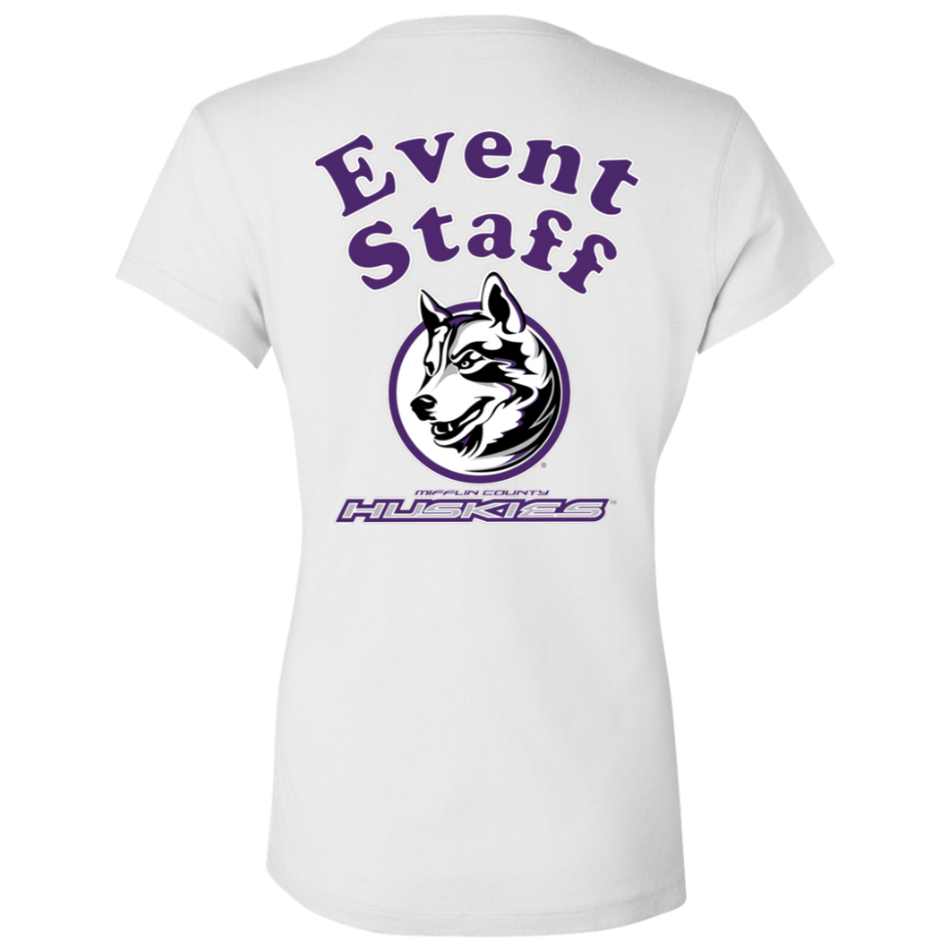 B6005 Bella + Canvas Ladies' Jersey V-Neck T-Shirt event