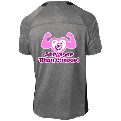 Stronger_than_Cancer YST361 Sport-Tek Youth Colorblock Performance T-Shirt