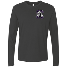 Load image into Gallery viewer, Wrestling-Purple-text NL3601 Next Level Men&#39;s Premium LS