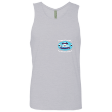 Load image into Gallery viewer, Swimming-white_text NL3633 Next Level Men's Cotton Tank
