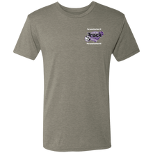 Load image into Gallery viewer, Track-white text NL6010 Next Level Men's Triblend T-Shirt