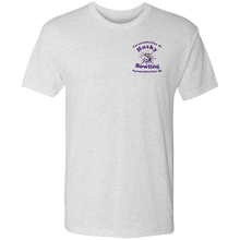 Load image into Gallery viewer, Bowling-purple text NL6010 Next Level Men's Triblend T-Shirt