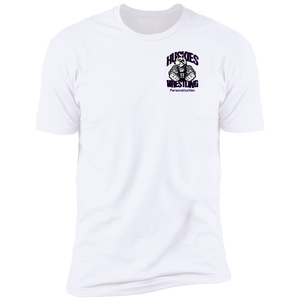 Wrestling-Purple-text NL3600 Next Level Premium Short Sleeve T-Shirt