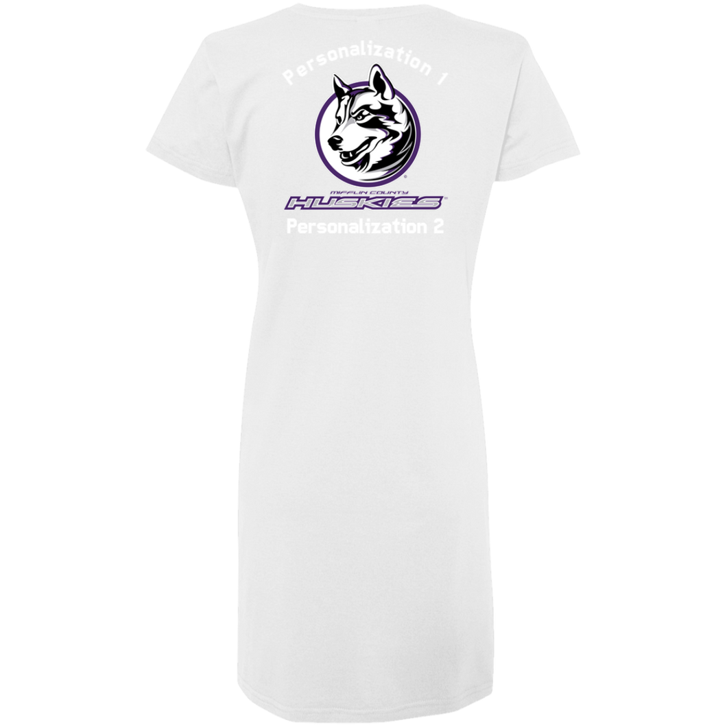 3522 LAT Ladies' V-Neck Fine Jersey Cover-Up