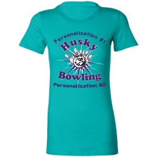Load image into Gallery viewer, Bowling-purple text 6004 Ladies' Favorite T-Shirt