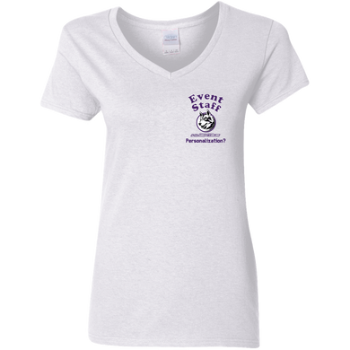 G500VL Gildan Ladies' 5.3 oz. V-Neck T-Shirt event