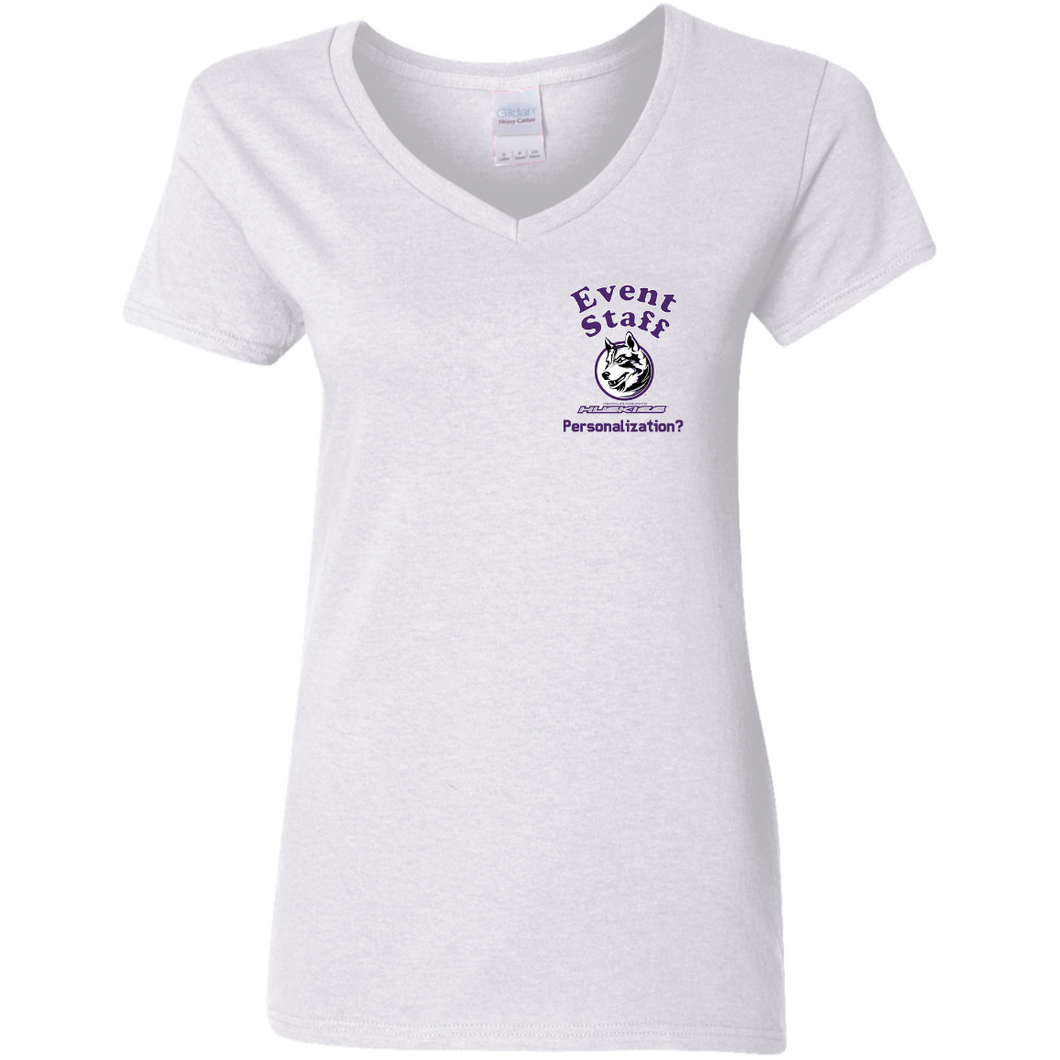 G500VL Gildan Ladies' 5.3 oz. V-Neck T-Shirt event