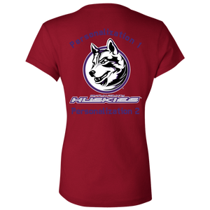 B6005 Bella + Canvas Ladies' Jersey V-Neck T-Shirt