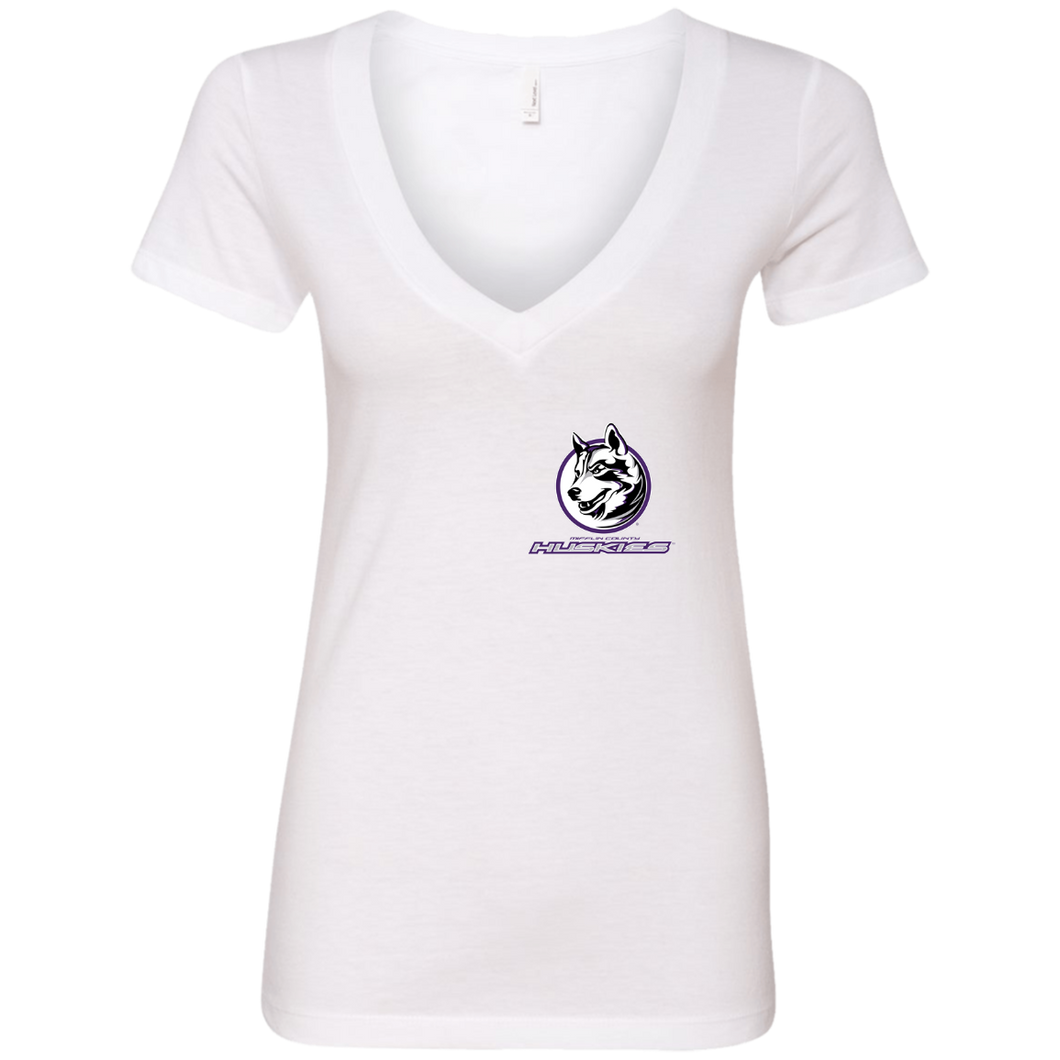 NL6640 Next Level Ladies' Deep V-Neck T-Shirt