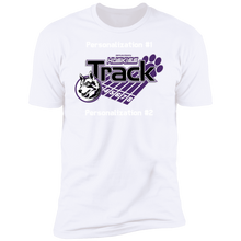 Load image into Gallery viewer, Track-white text NL3600 Premium Short Sleeve T-Shirt