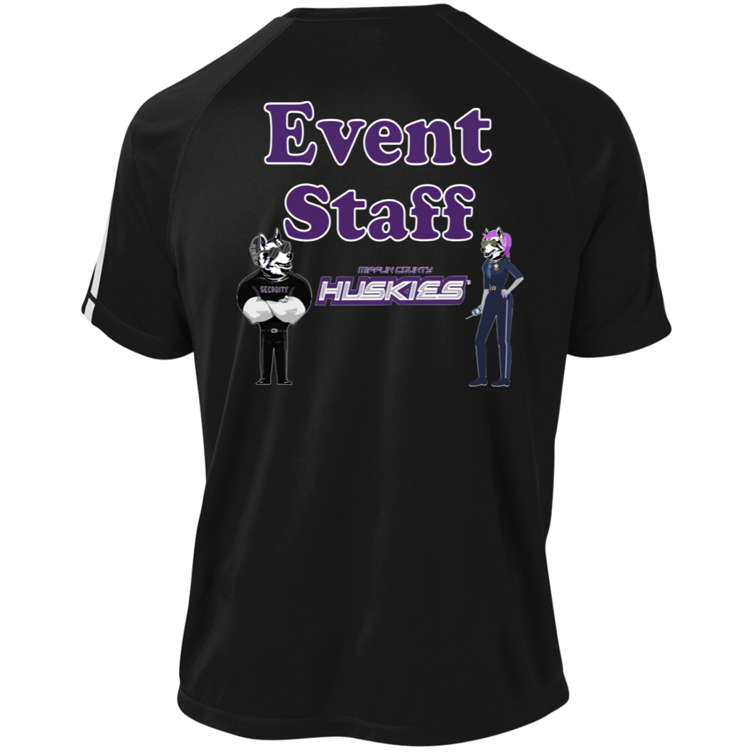 event-back ST351 Sport-Tek Colorblock Dry Zone Crew