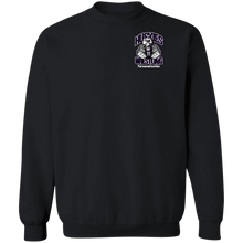 Load image into Gallery viewer, Wrestling-White-text G180 Gildan Crewneck Pullover Sweatshirt  8 oz.