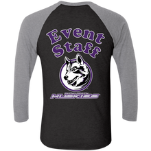 Load image into Gallery viewer, NL6051 Next Level Tri-Blend 3/4 Sleeve Baseball Raglan T-Shirt event