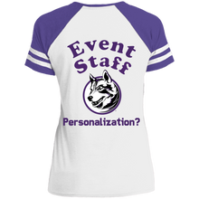 Load image into Gallery viewer, DM476 District Ladies&#39; Game V-Neck T-Shirt event