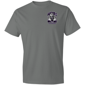 Wrestling-Purple-text 980 Anvil Lightweight T-Shirt 4.5 oz