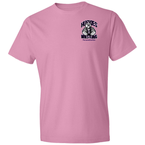 Wrestling-Purple-text 980 Anvil Lightweight T-Shirt 4.5 oz