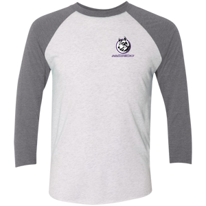 NL6051 Next Level Tri-Blend 3/4 Sleeve Baseball Raglan T-Shirt