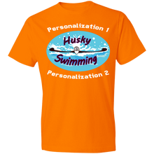 Load image into Gallery viewer, Swimming-white_text 980 Lightweight T-Shirt 4.5 oz