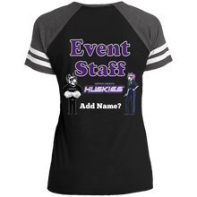 Load image into Gallery viewer, DM476 District Ladies&#39; Game V-Neck T-Shirt event