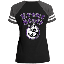 Load image into Gallery viewer, DM476 District Ladies&#39; Game V-Neck T-Shirt event