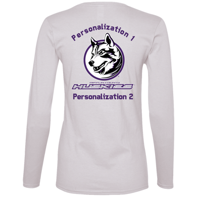 884L Anvil Ladies' Lightweight LS T-Shirt