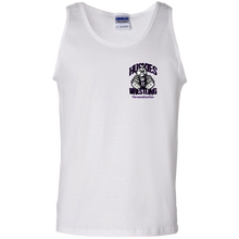 Load image into Gallery viewer, Wrestling-Purple-text G220 Gildan 100% Cotton Tank Top