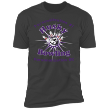 Load image into Gallery viewer, Bowling-purple text NL3600 Premium Short Sleeve T-Shirt