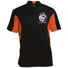 Load image into Gallery viewer, Logo_embroidery ST655 Sport-Tek Men&#39;s Colorblock Performance Polo