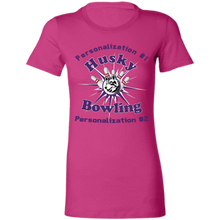 Load image into Gallery viewer, Bowling-purple text 6004 Ladies' Favorite T-Shirt