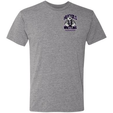 Wrestling-Purple-text NL6010 Next Level Men's Triblend T-Shirt